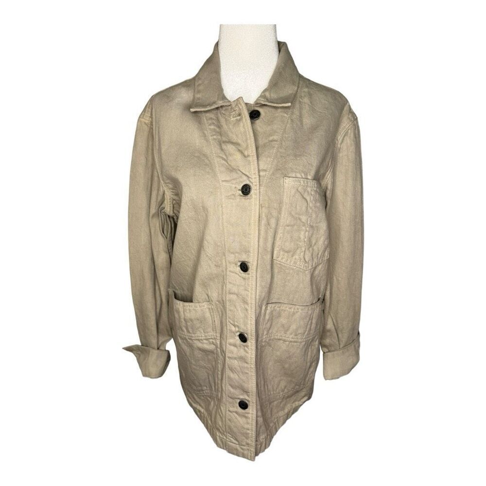 NEW Madewell Women’s Small Madewell x MN Dye‎ Studio Denim Chore Coat NWT